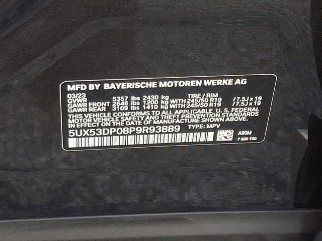 2023 BMW X3 xDrive30i Sports Activity Vehicle