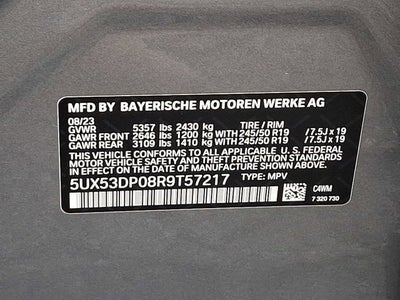 2024 BMW X3 xDrive30i Sports Activity Vehicle