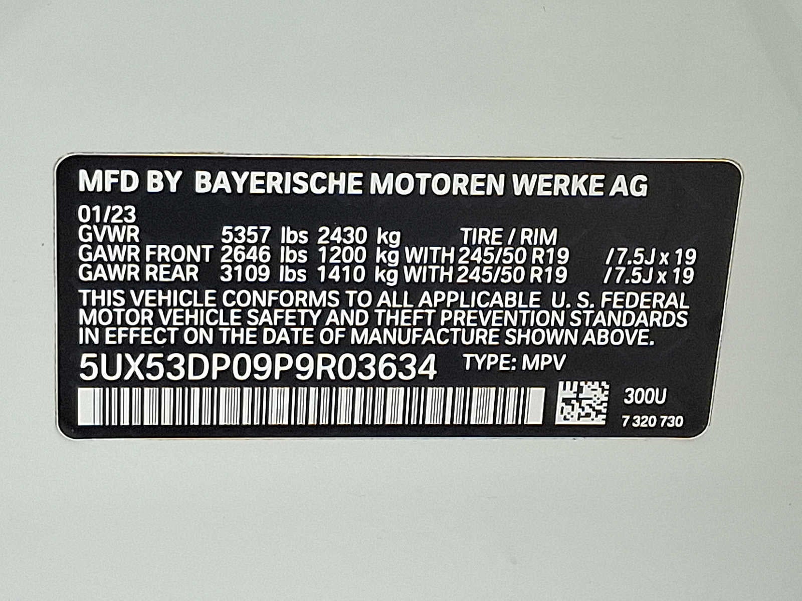 2023 BMW X3 xDrive30i Sports Activity Vehicle