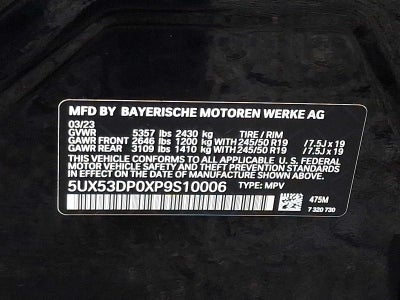 2023 BMW X3 xDrive30i Sports Activity Vehicle