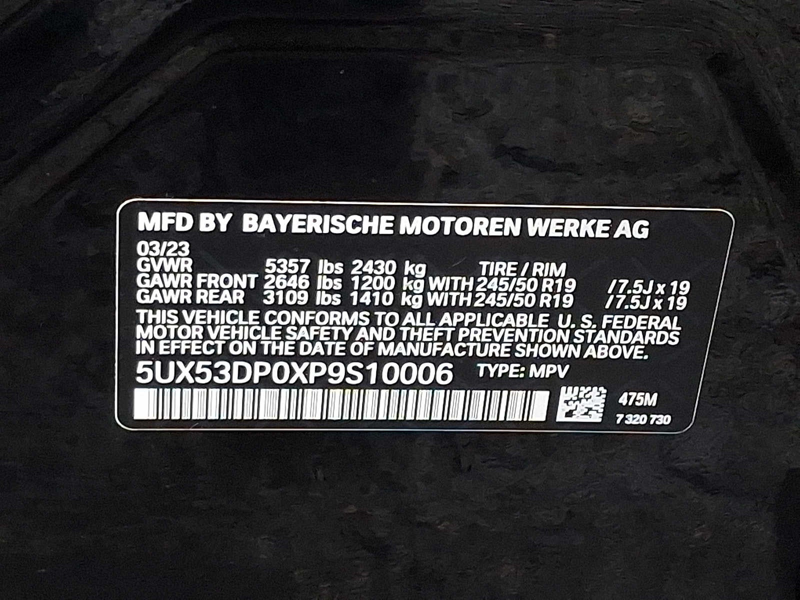 2023 BMW X3 xDrive30i Sports Activity Vehicle