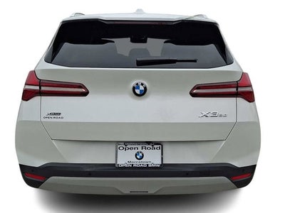 2025 BMW X3 30 xDrive Sports Activity Vehicle