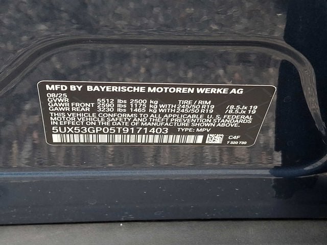 2026 BMW X3 30 xDrive Sports Activity Vehicle