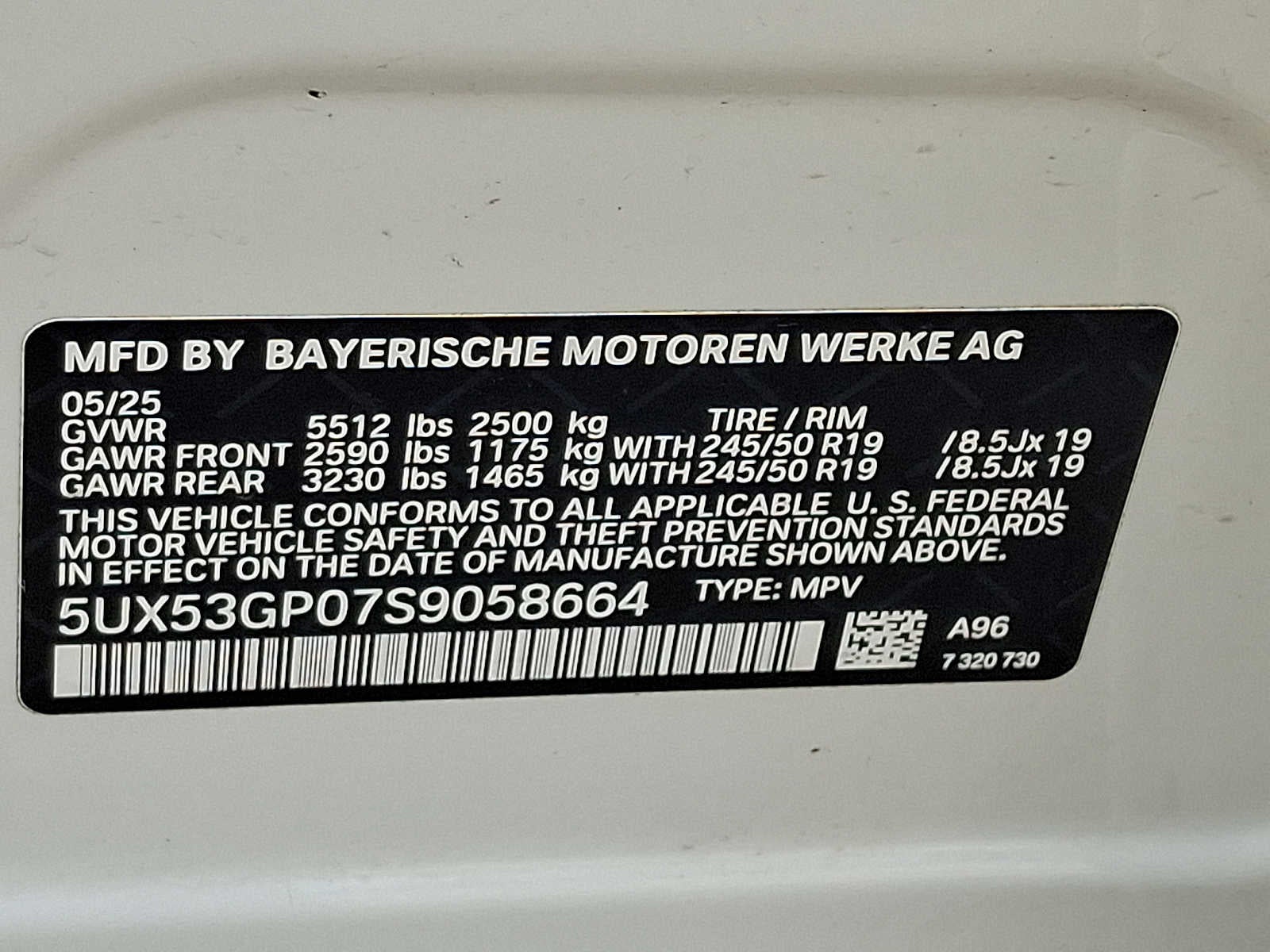 2025 BMW X3 30 xDrive Sports Activity Vehicle