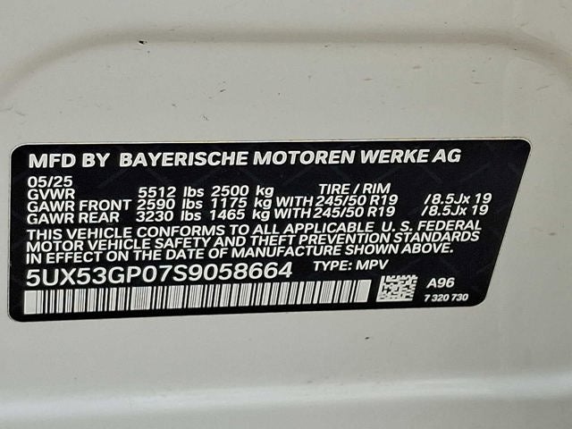 2025 BMW X3 30 xDrive Sports Activity Vehicle