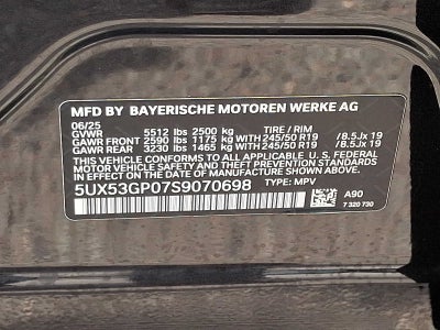 2025 BMW X3 30 xDrive Sports Activity Vehicle
