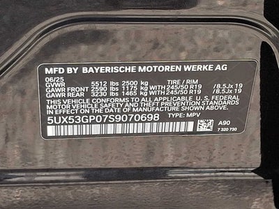 2025 BMW X3 30 xDrive Sports Activity Vehicle