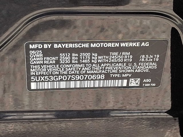 2025 BMW X3 30 xDrive Sports Activity Vehicle