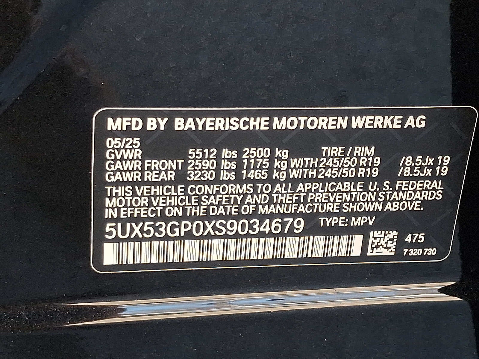 2025 BMW X3 30 xDrive Sports Activity Vehicle