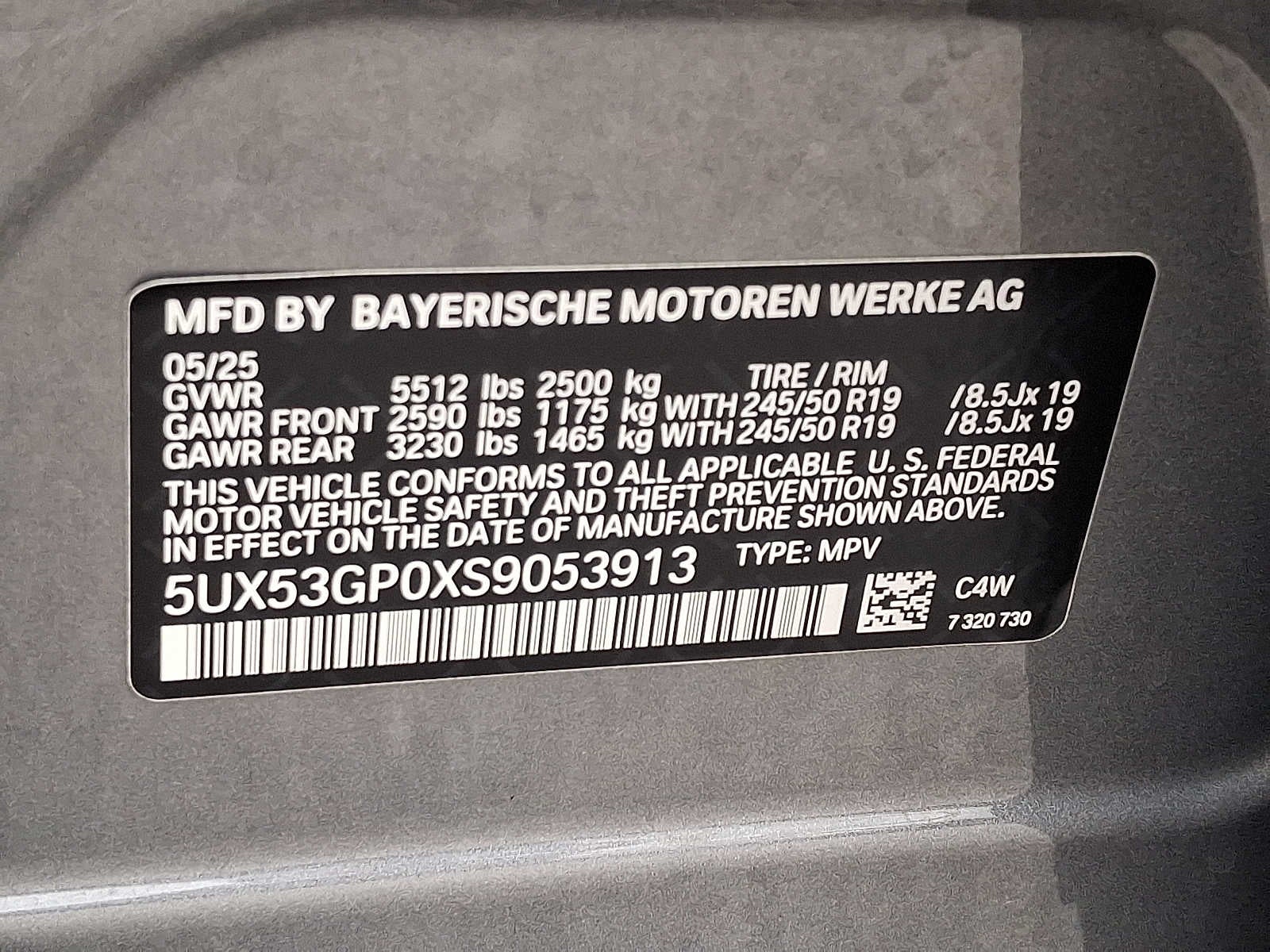 2025 BMW X3 30 xDrive Sports Activity Vehicle