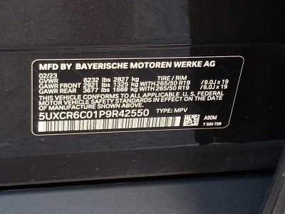 2023 BMW X5 xDrive40i Sports Activity Vehicle