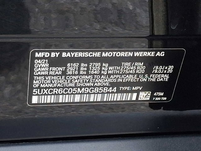 2021 BMW X5 xDrive40i Sports Activity Vehicle