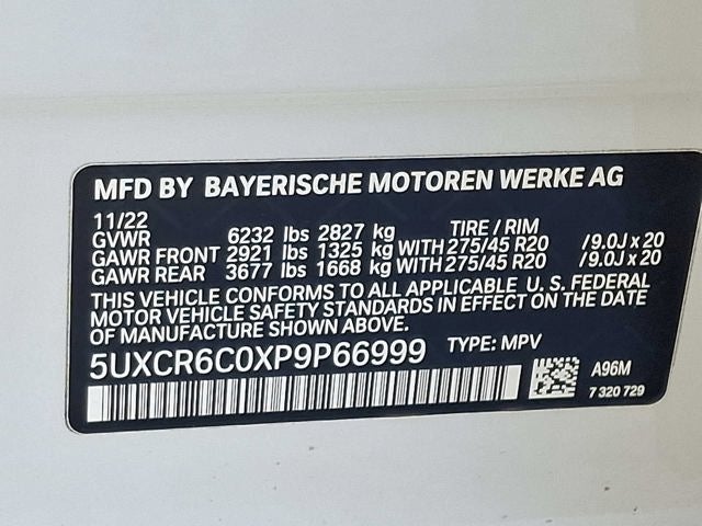 2023 BMW X5 xDrive40i Sports Activity Vehicle