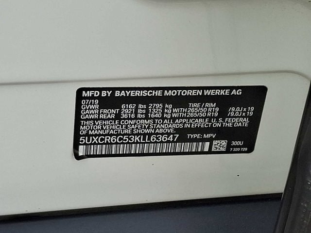 2019 BMW X5 xDrive40i Sports Activity Vehicle