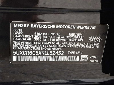 2019 BMW X5 xDrive40i Sports Activity Vehicle