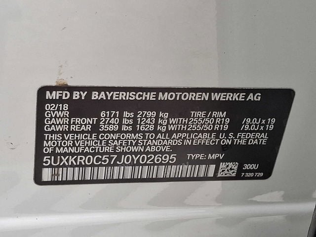 2018 BMW X5 xDrive35i Sports Activity Vehicle