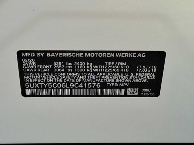 2020 BMW X3 xDrive30i Sports Activity Vehicle