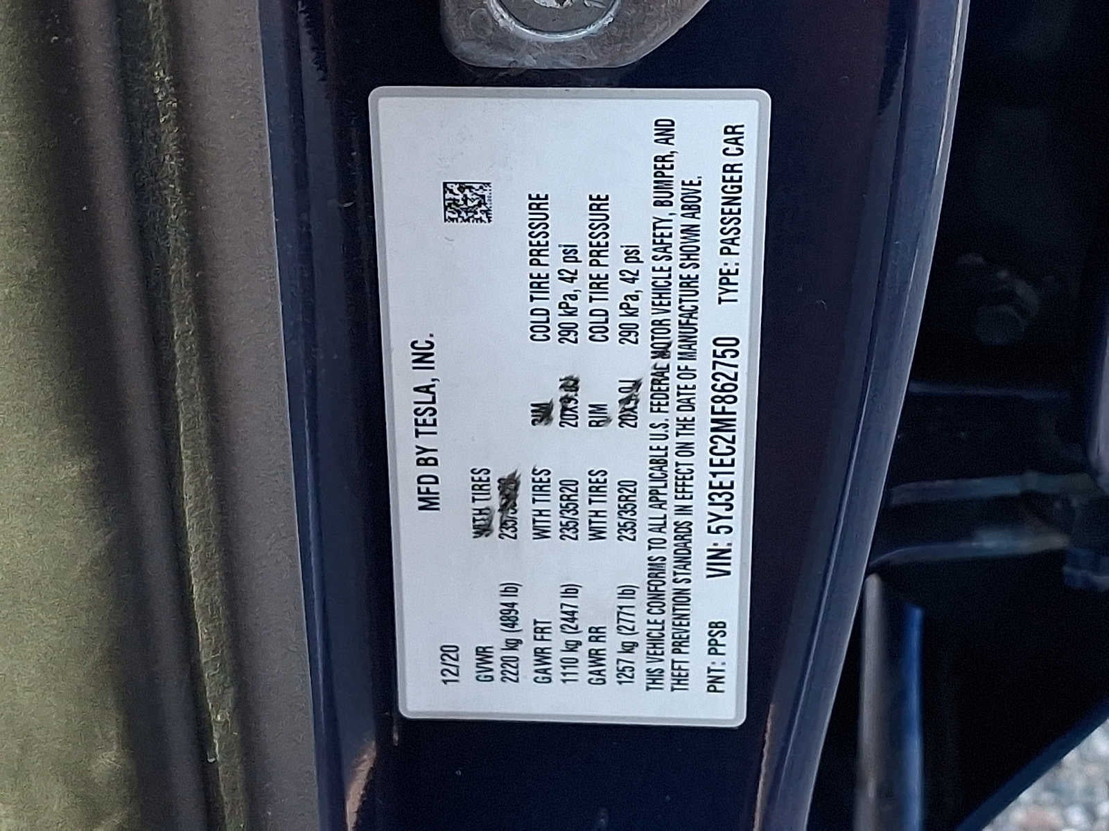 2021 Tesla Model 3 Performance AWD