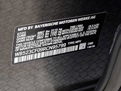 2024 BMW iX xDrive50 Sports Activity Vehicle