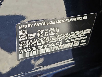 2024 BMW 7 Series 760i xDrive Sedan