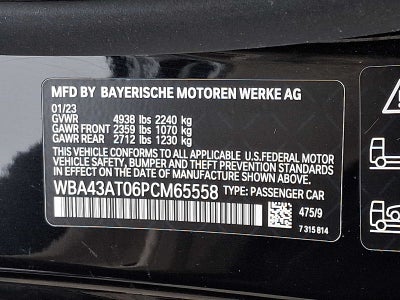 2023 BMW 4 Series 430i xDrive Convertible