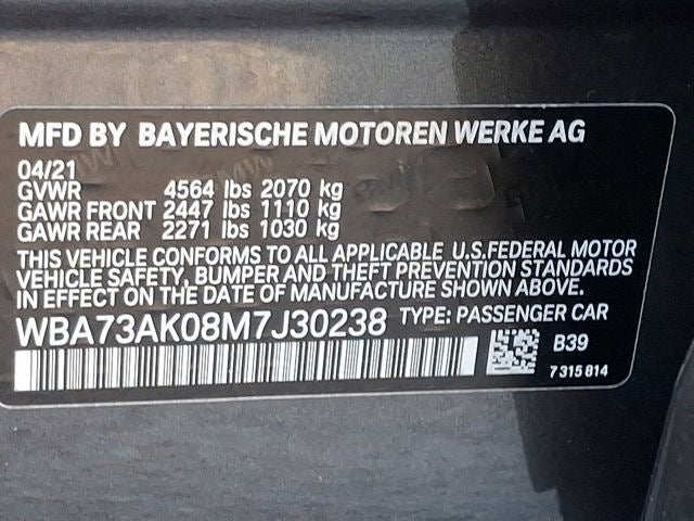 2021 BMW 2 Series 228i xDrive Gran Coupe