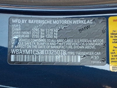 2014 BMW 6 Series 2dr Cpe 650i xDrive AWD