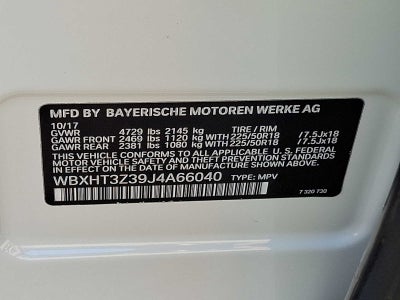 2018 BMW X1 xDrive28i Sports Activity Vehicle Brazil