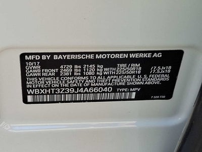 2018 BMW X1 xDrive28i Sports Activity Vehicle Brazil