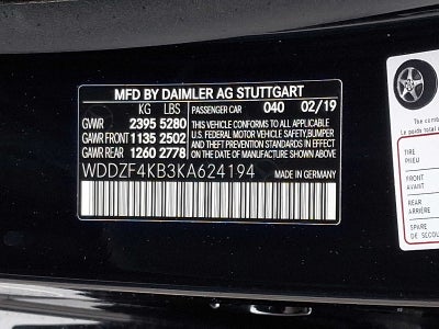 2019 Mercedes-Benz E-Class E 300 4MATIC® Sedan