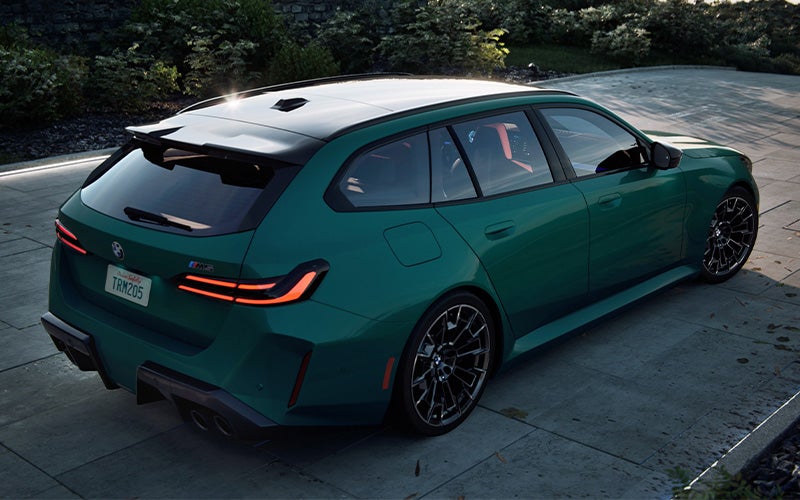 The sky lounge panoramic roof of the M5 Touring. | BMW of Morristown in Morristown NJ