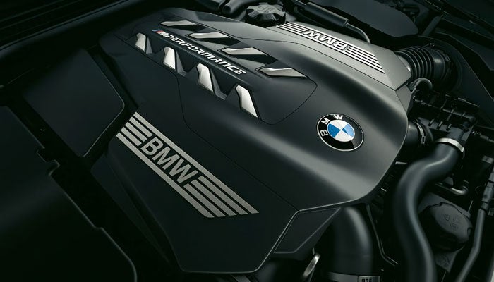 The BMW 8 Series engine.