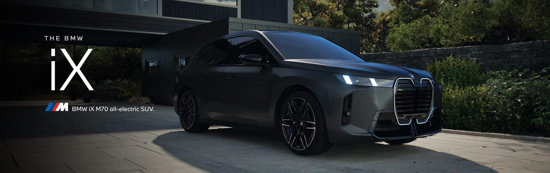 The BMW iX M70 parked. Click to learn more. | BMW of Morristown in Morristown NJ