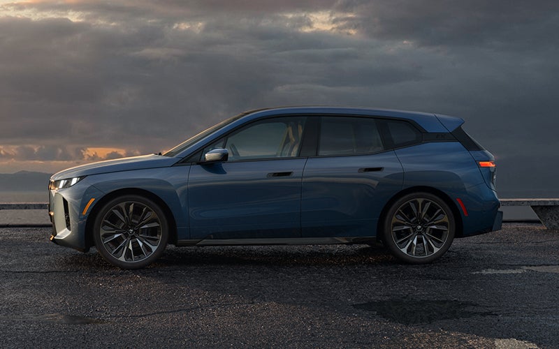 The BMW iX parked sideways shot. | BMW of Morristown in Morristown NJ
