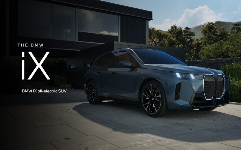 The BMW iX SUV parked. Click to learn more. | BMW of Morristown in Morristown NJ