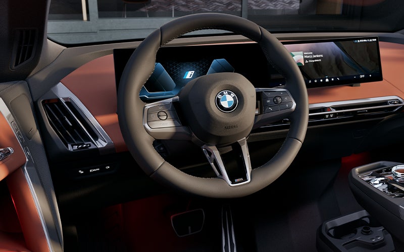The BMW iX steering wheel. | BMW of Morristown in Morristown NJ