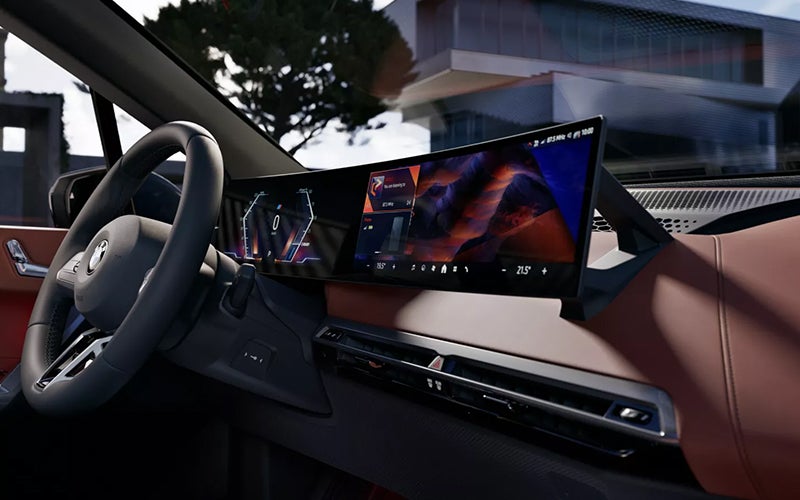 The BMW iX Curved Display. | BMW of Morristown in Morristown NJ