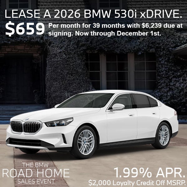 Lease a 2026 BMW 530i xDrive | BMW of Morristown Specials Morristown, NJ