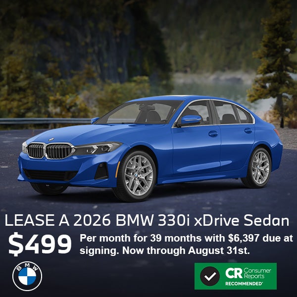 Lease a 2026 BMW 330i xDrive Sedan