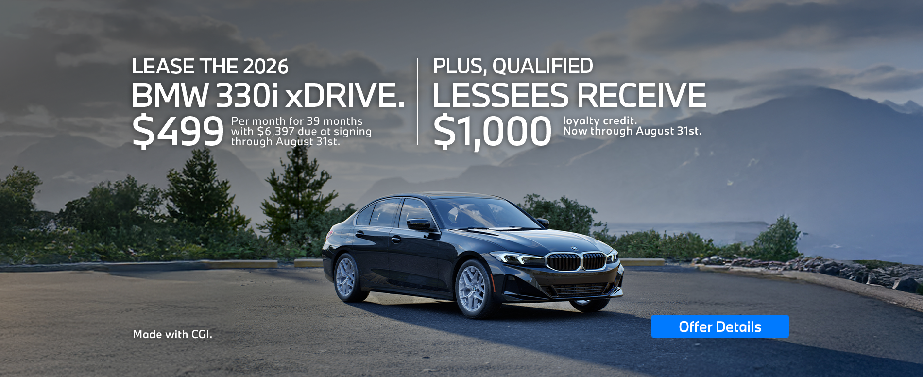 BMW 330i Lease NJ