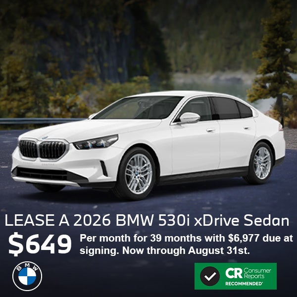 Lease a 2026 BMW 530i xDrive Sedan