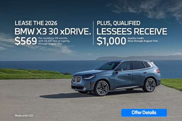 BMW X3 Lease NJ