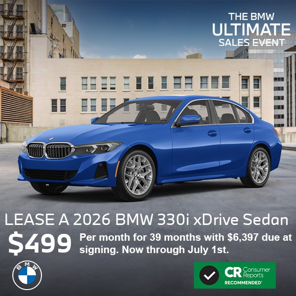 Lease a 2026 BMW 330i xDrive Sedan