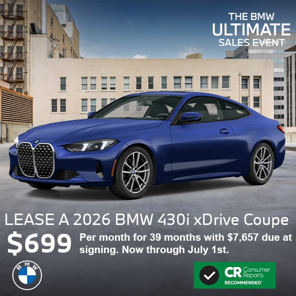 Lease a 2026 BMW 430i xDrive Coupe