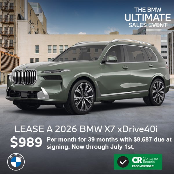 Lease a 2026 BMW X7 xDrive40i