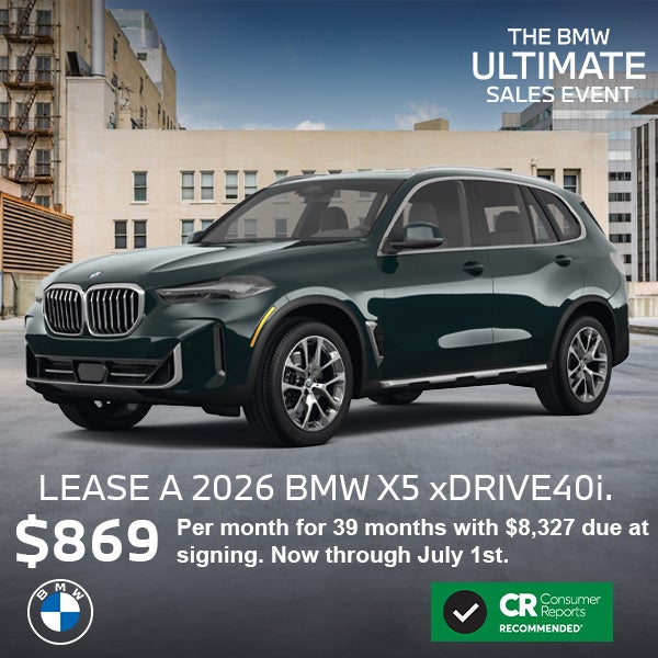 Lease a 2026 BMW X5 xDrive40i