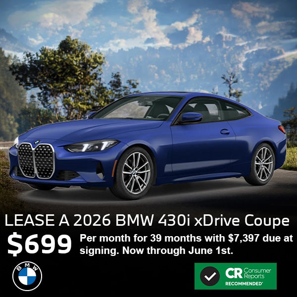 Lease a 2026 BMW 430i xDrive Coupe