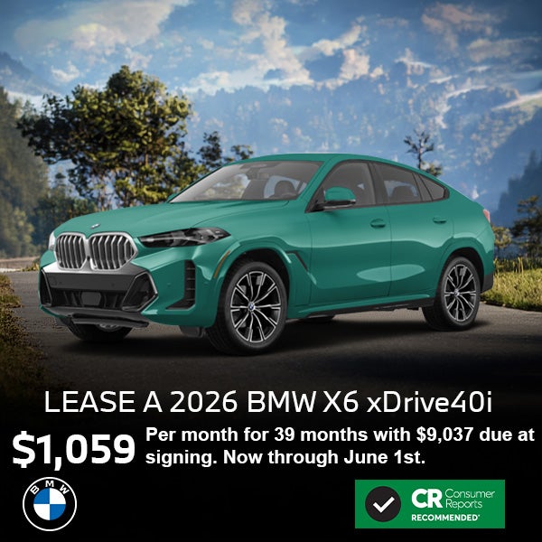 Lease a 2026 BMW X6 xDrive40i
