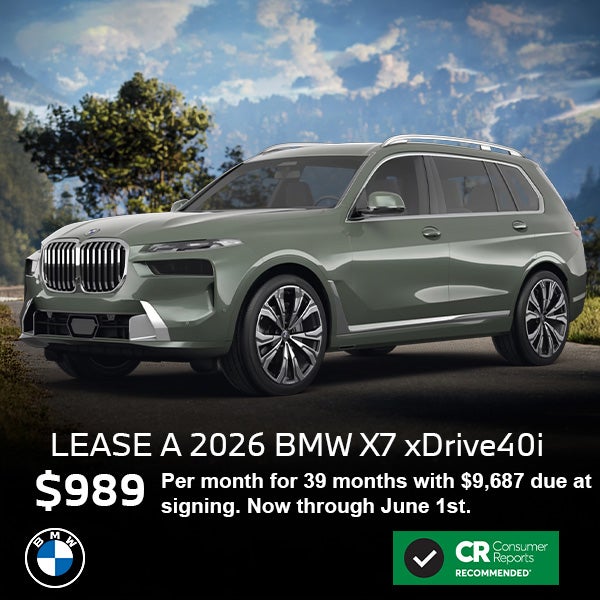 Lease a 2026 BMW X7 xDrive40i