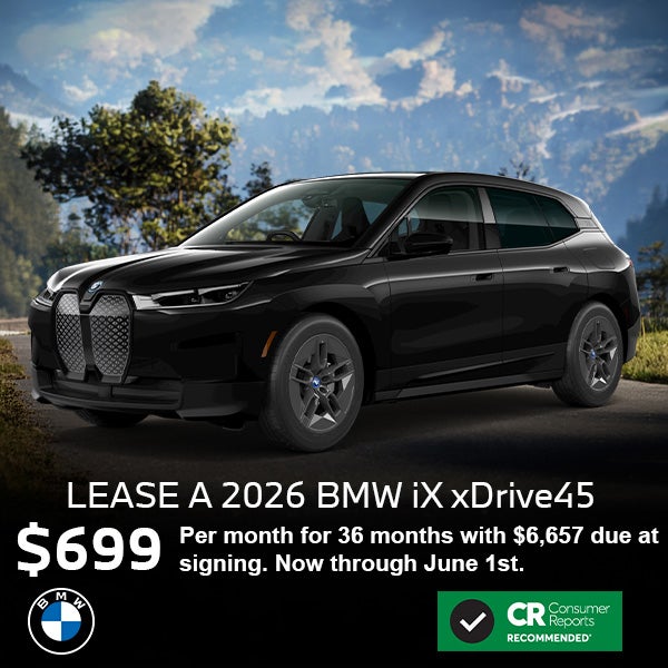 Lease a 2026 BMW iX xDrive45